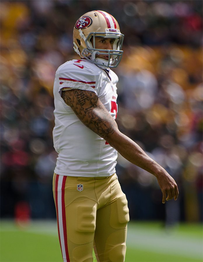 Colin+Kaepernic+at+the+2012+San+Francisco+v+Green+Bay+Game