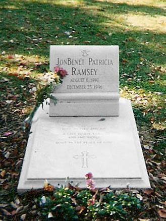 JonBenét Ramsey grave at Saint James Episcopal Cemetery in Marietta, Georgia.