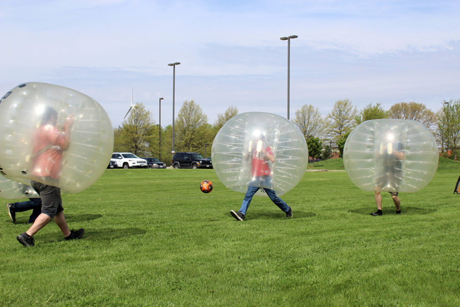 Lake Land Colleges Student Activity Board hosts Battle Ball soccer competition on April 19.