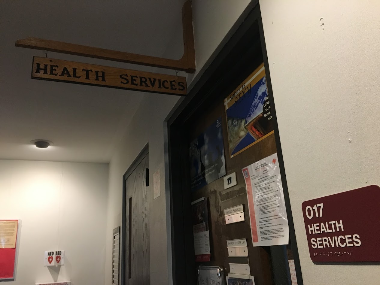 The Health Services office is located in the Luther Student Center near the accounting and administrative areas.