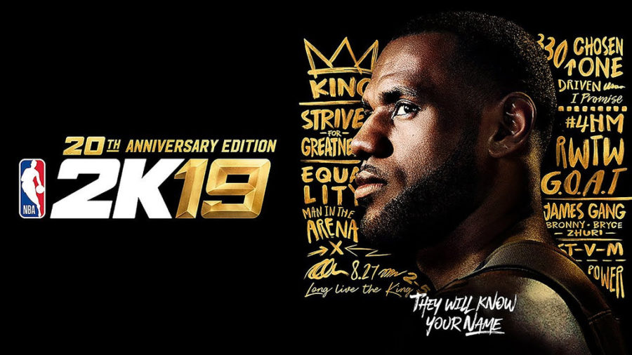 LeBron James is the cover athlete for the 20th Anniversary Edition of NBA 2K19