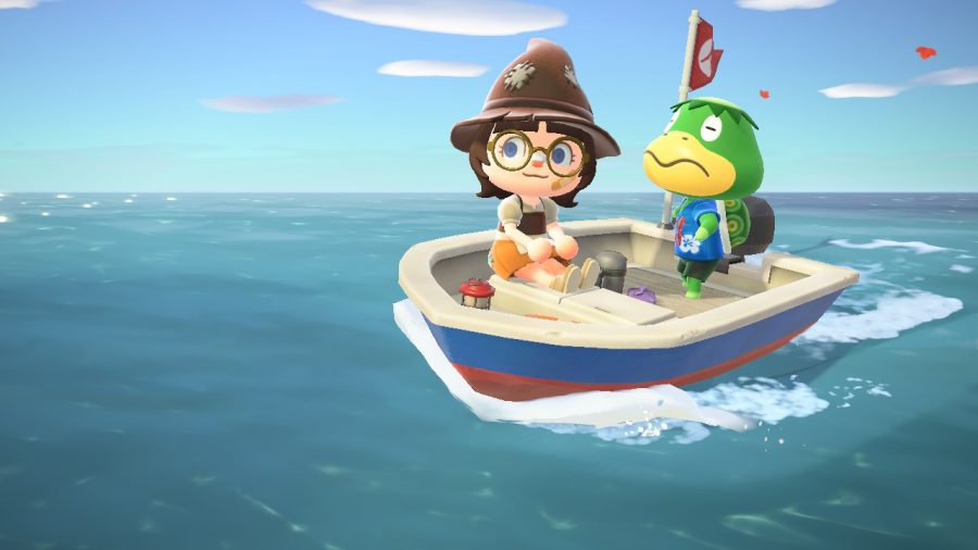 Riding to a nearby island with Kapp'n.