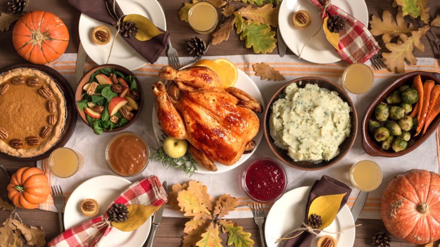 Thanksgiving Dinner! Photo via Shutterstock.