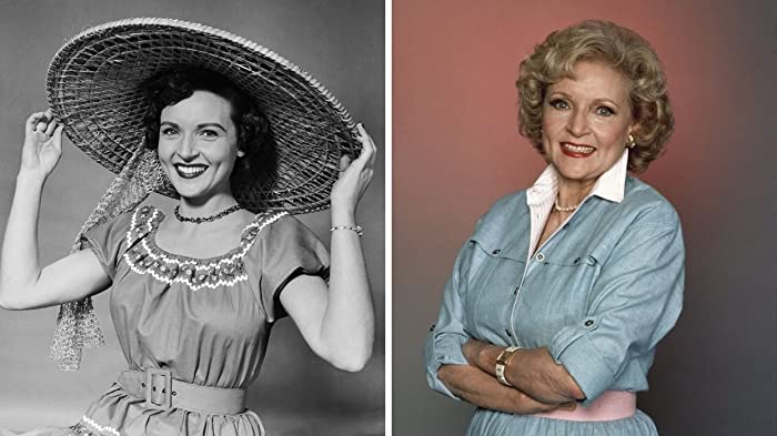 Americas Sweetheart: Betty White in the beginning of her acting career (left) and in her most famous role, Rose Nyland, in The Golden Girls (right). Photo retrieved from IMDb.
