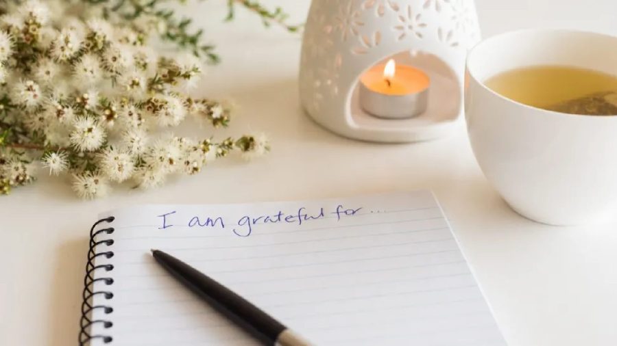 keeping a gratitude journal is one of the many ways to celebrate National Gratitude Month. photo via Reviewed.