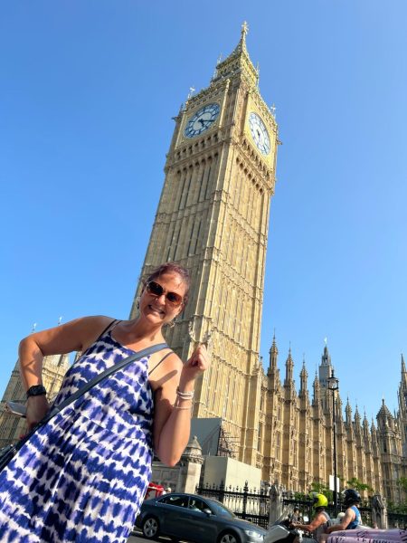The Big Ben stands high and mighty in London. Photo by Valerie Davis-Lynch.