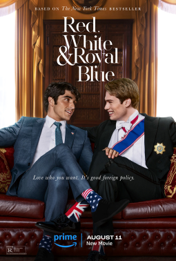 The "Red, White, and Royal Blue" movie poster. Photo courtesy of Amazon Studios.