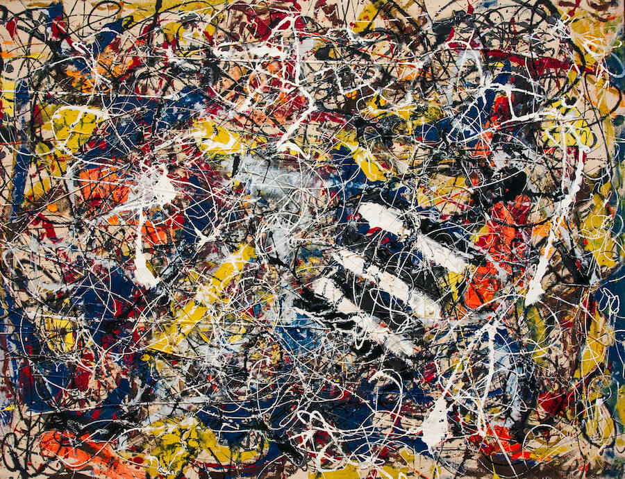 Number+17A%2C+1948+by+Jackson+Pollock.+This+painting+was+sold+in+2015+for+a+staggering+%24200+million.+Photo+from+Wikipedia+by+private+collection.
