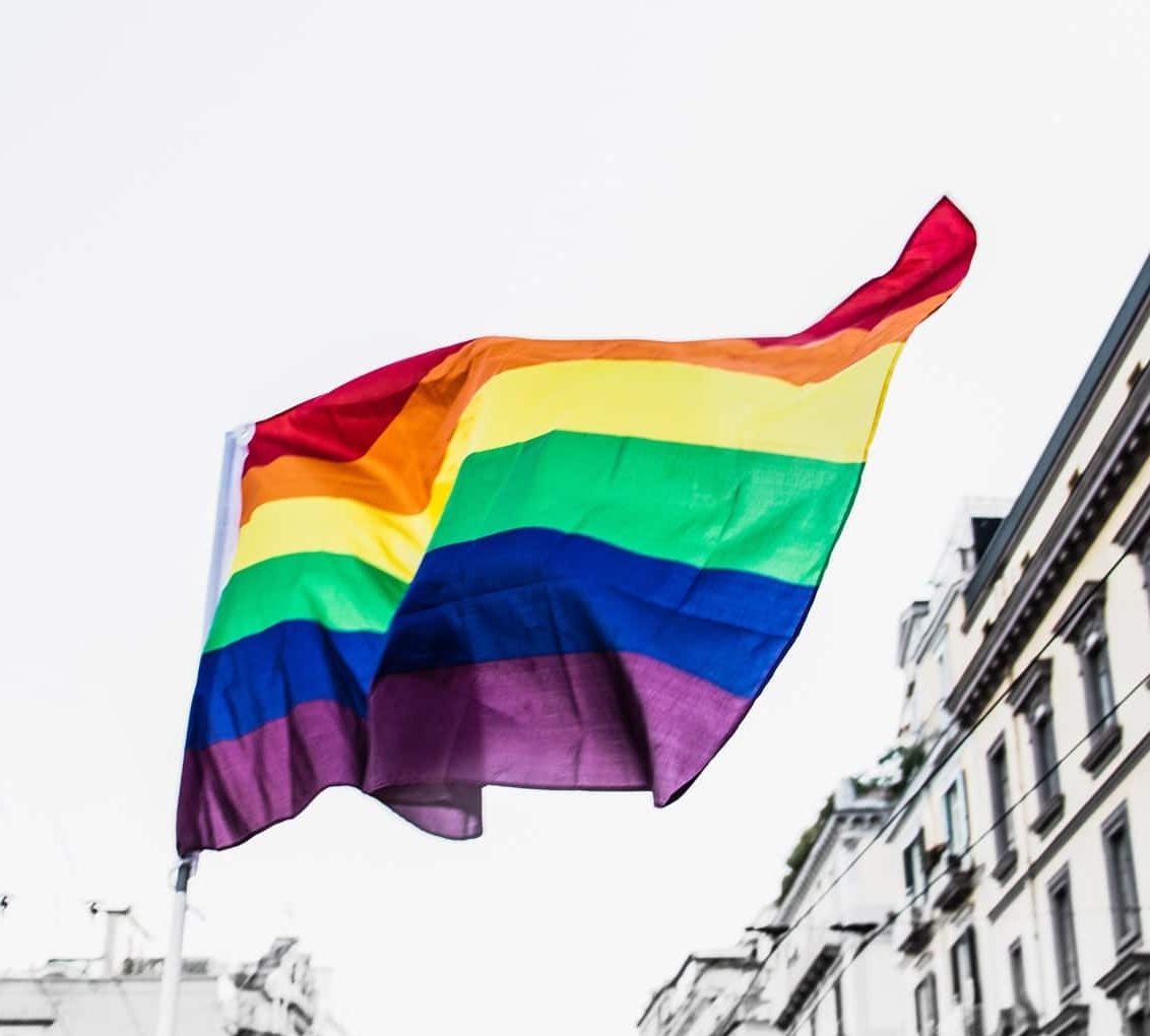 Pride flag for the National Day of Silence. Photo by National Today. 