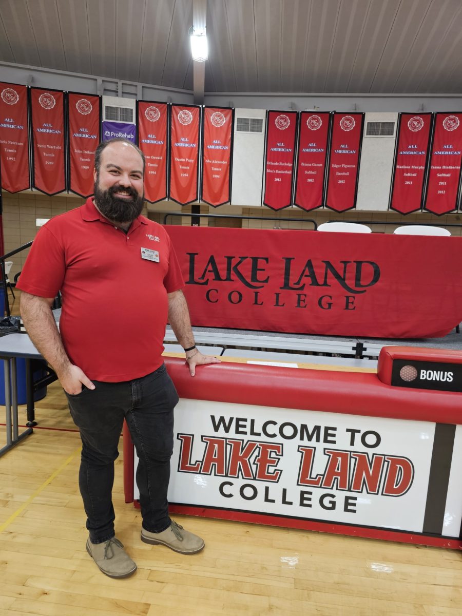 Gavin Shawver all smiles during Welcome Day