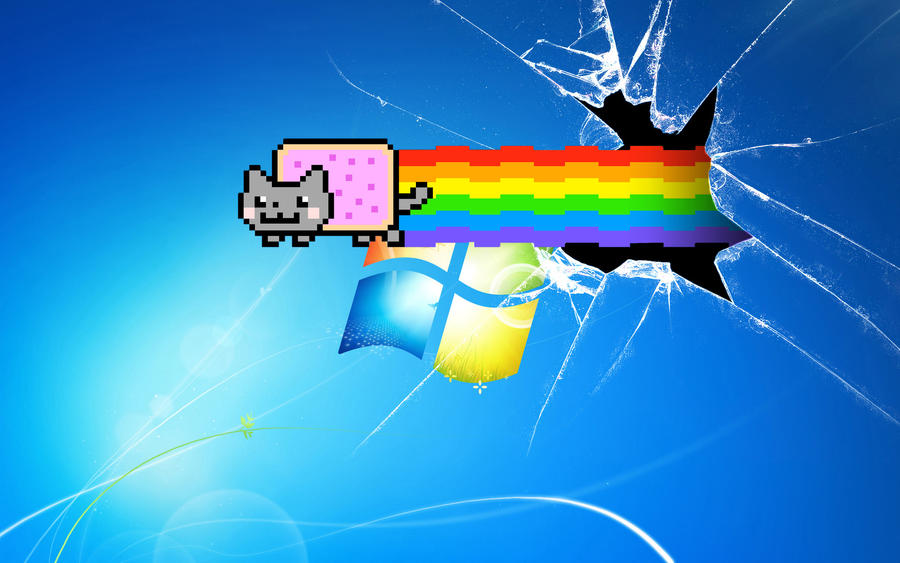 Nyan cat coming into your life to remember the better times