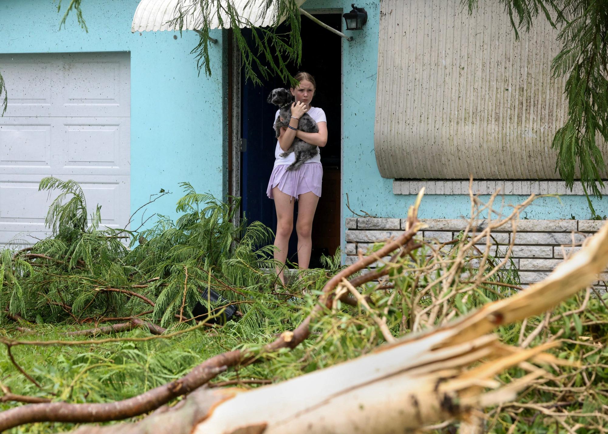 Survivors seeing what was once their homes