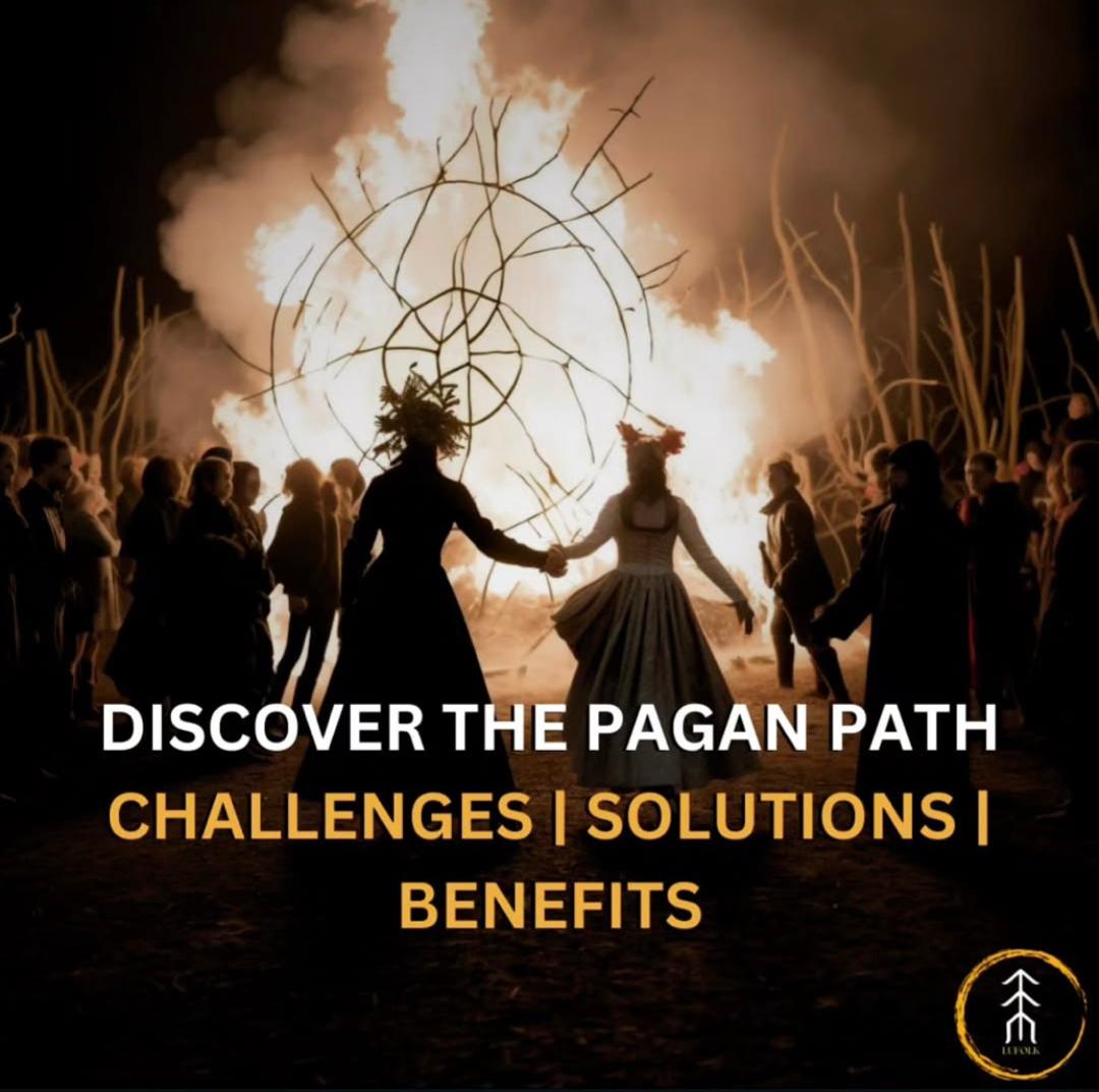 Pagans gathered to perform their practices