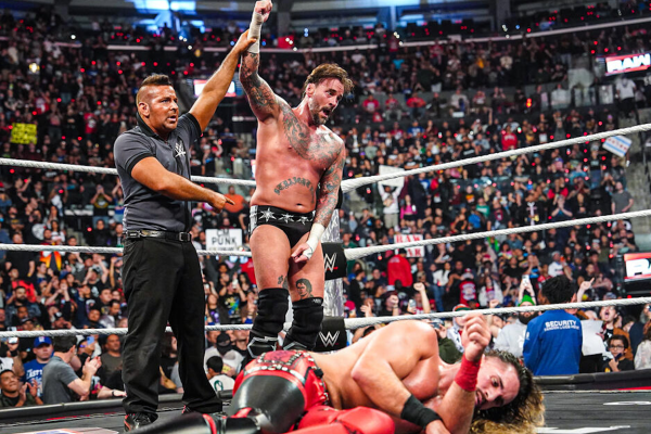 CM Punk after defeating Seth “Freakin” Rollins on Raw’s debut on Netflix|