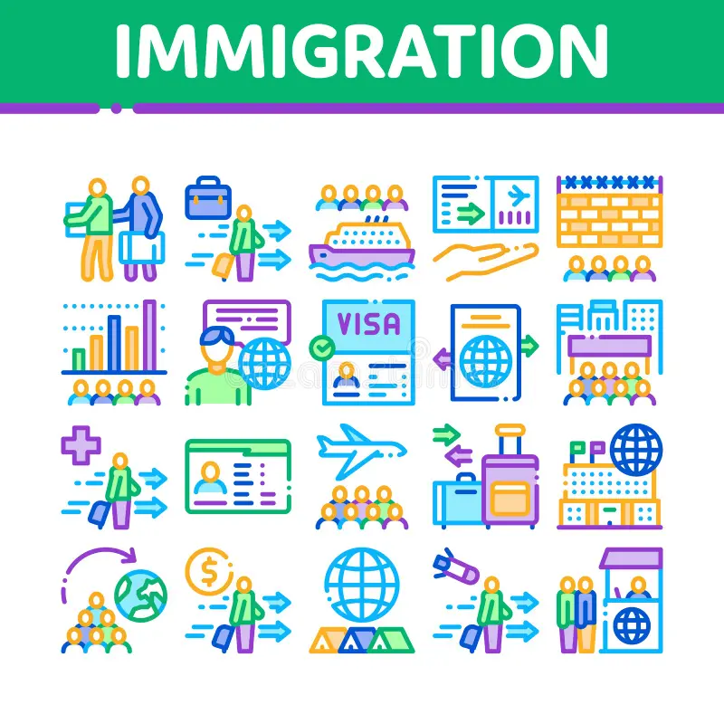 Immigration in one pictogram