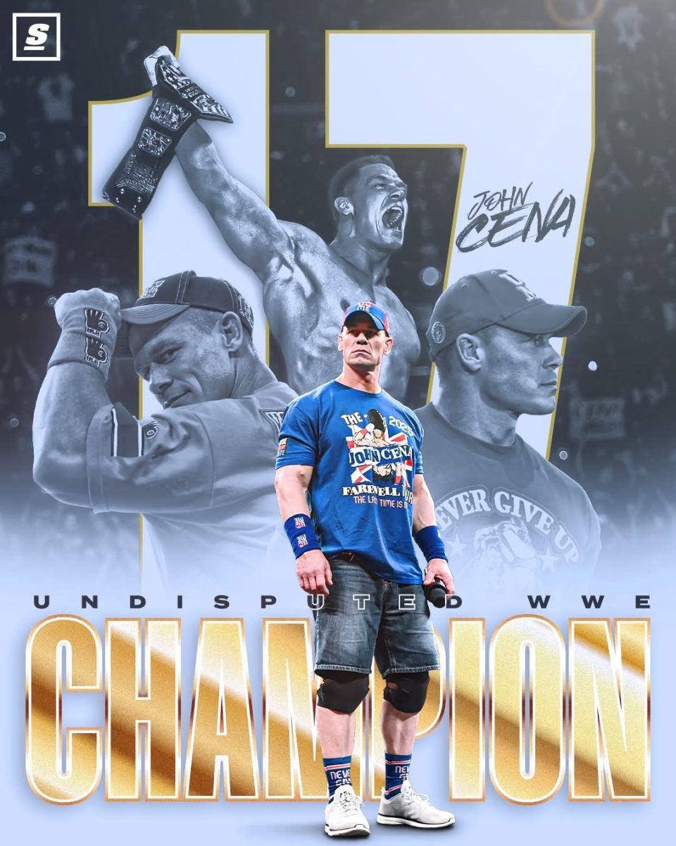 John Cena wins the WWE championship.
