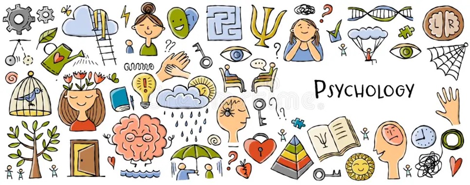 Psychology: “the scientific study of the human mind and its functions, especially those affecting behavior in a given context.”