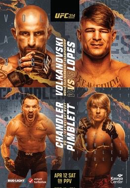 UFC 314 CO MAIN AND MIN EVENTS