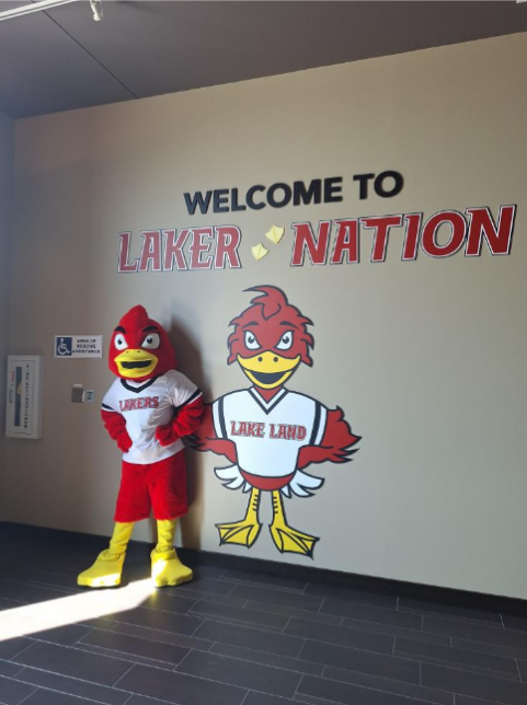 Community members toured the recently launched building this past July, including Laker Louie!