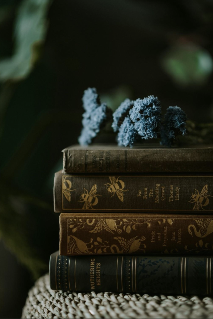 A stack of books