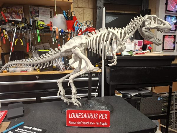 Meet Louiesaurus Rex