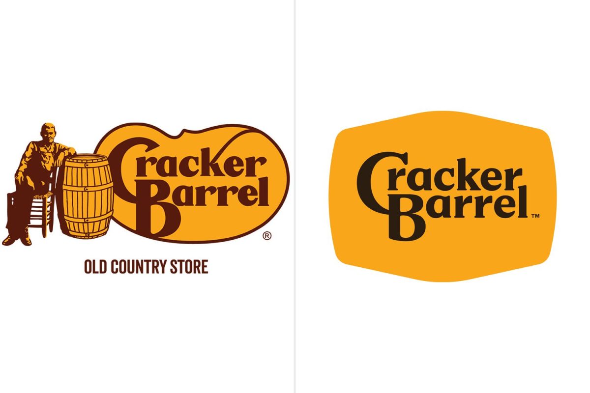 Cracker Barrel Old vs. New Logo