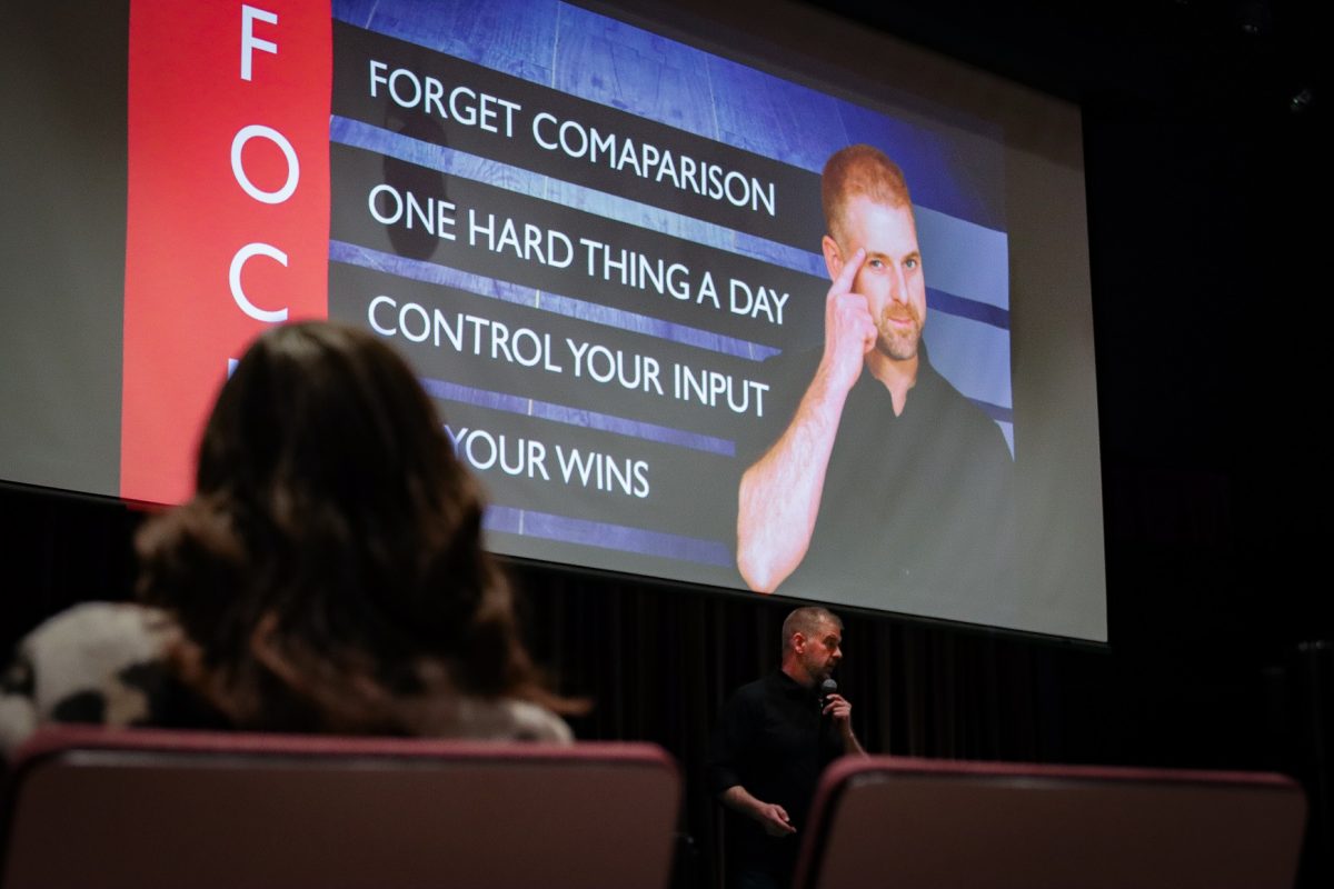 Josh McVicar at February’s first SAB event of the month!